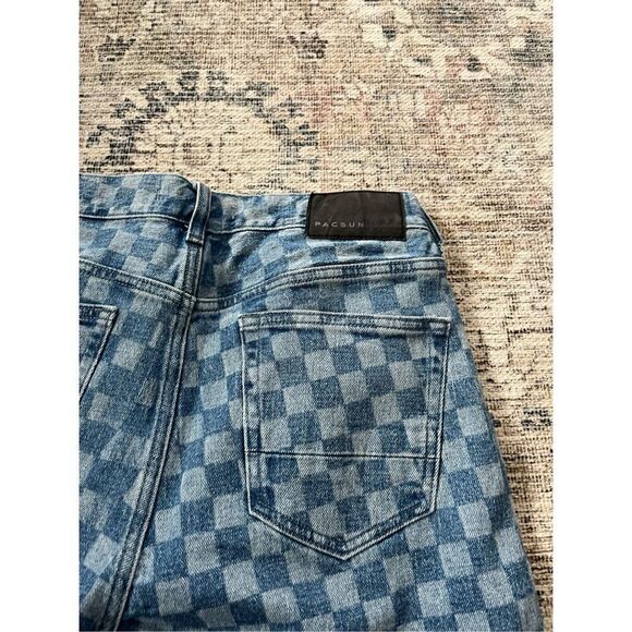 NWOT PacSun Holden Slim Taper Checkered Jeans - Picture 7 of 7